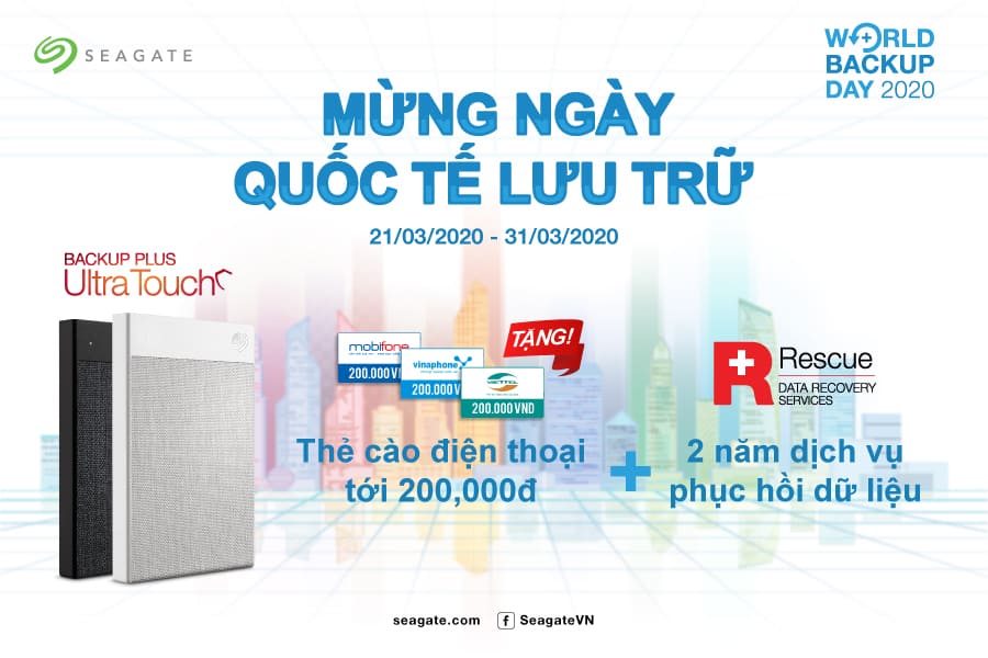CÙNG SEAGATE MỪNG NGÀY QUỐC TẾ LƯU TRỮ