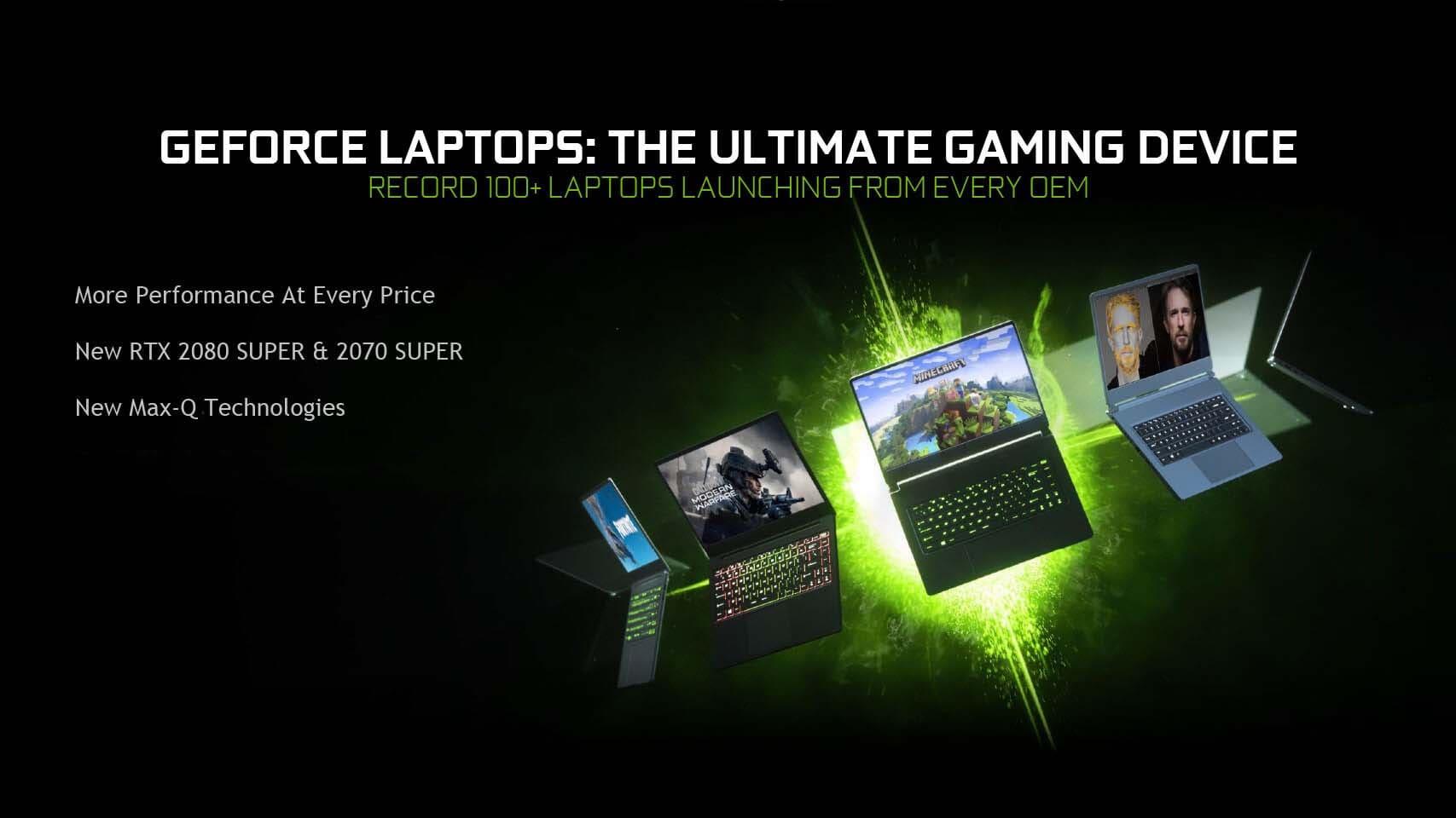 [Công nghê] NVIDIA  chính thức giới thiệu phiên bản GeForce RTX SUPER dành cho laptop