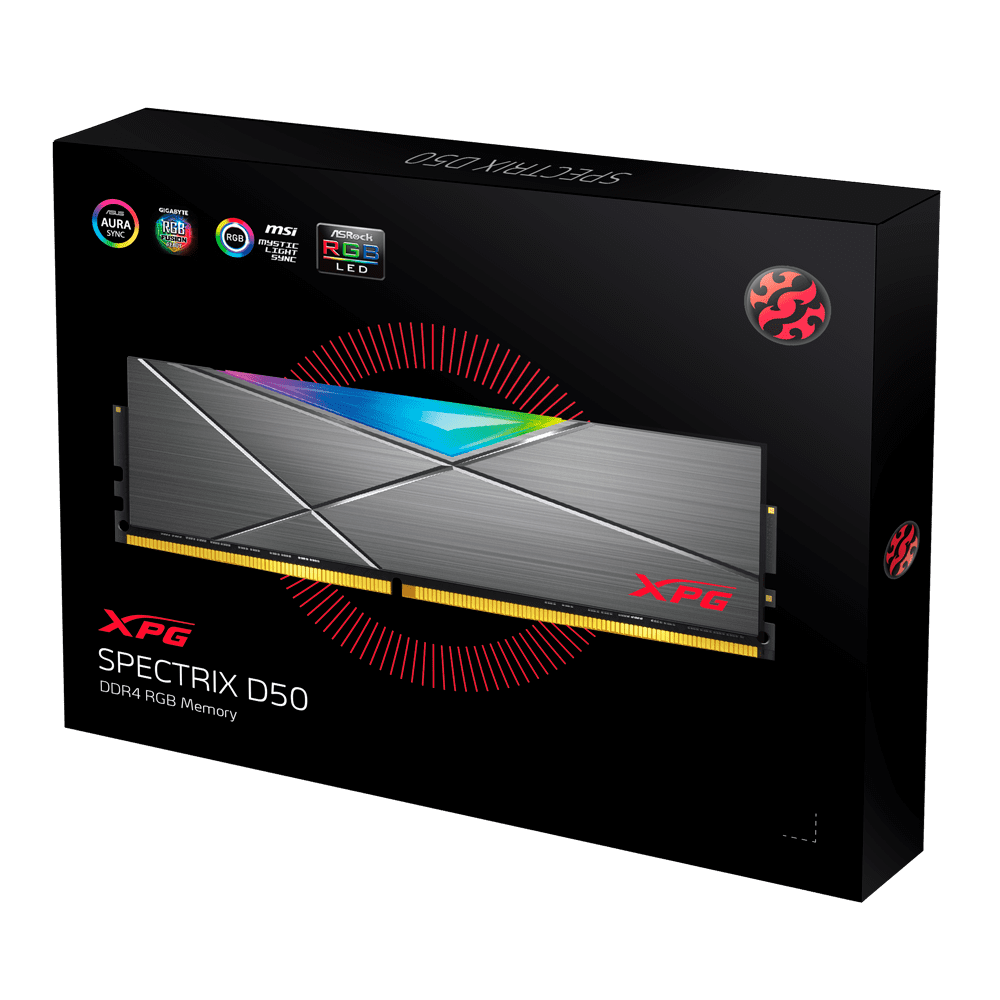 [Công nghê] Adata XPG SPECTRIX D50 DDR4 RGB - thêm lựa chọn RAM dung lượng 32 GB cùng mức bus khủng lên tới 4800 MHz