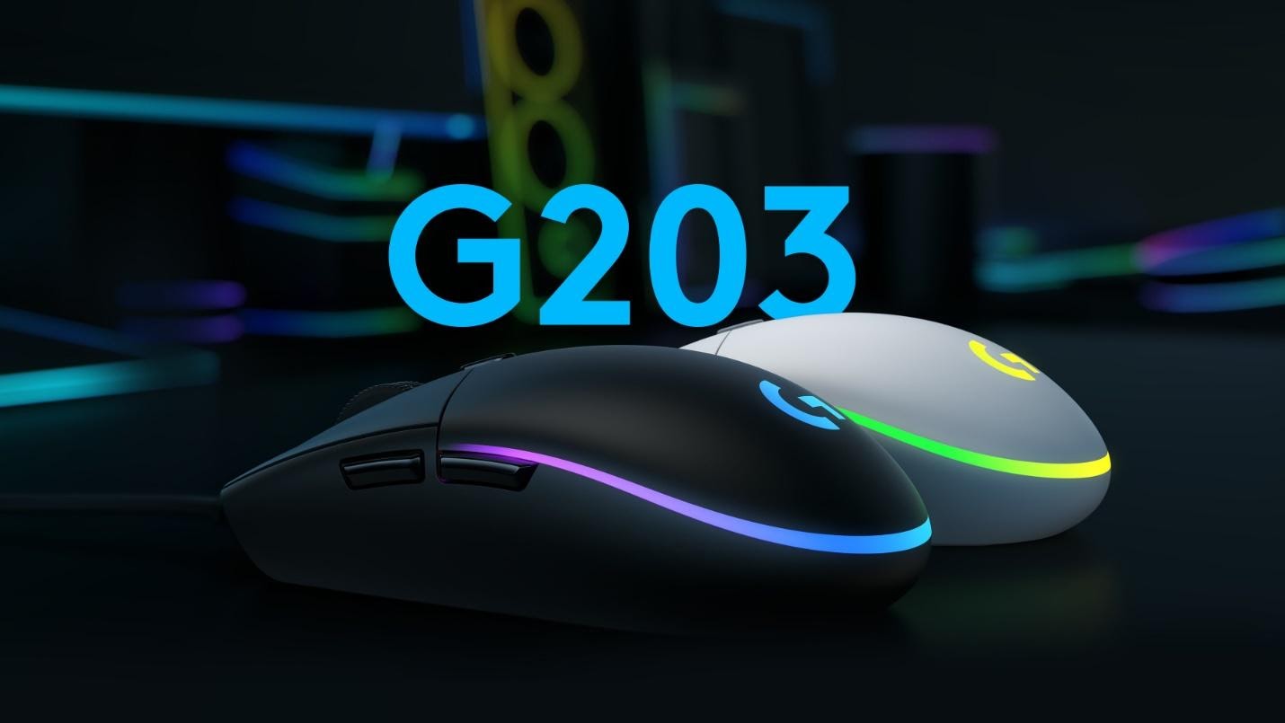 [Công nghệ] Chuột chơi game G203 được Logitech nâng cấp với phiên bản đèn LED RGB nhiều màu