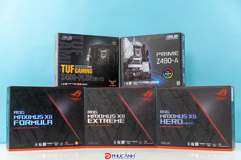 [Công nghệ] Điểm danh loạt bo mạch chủ Chipset Z490 đến từ Asus đã cập bến Phúc Anh