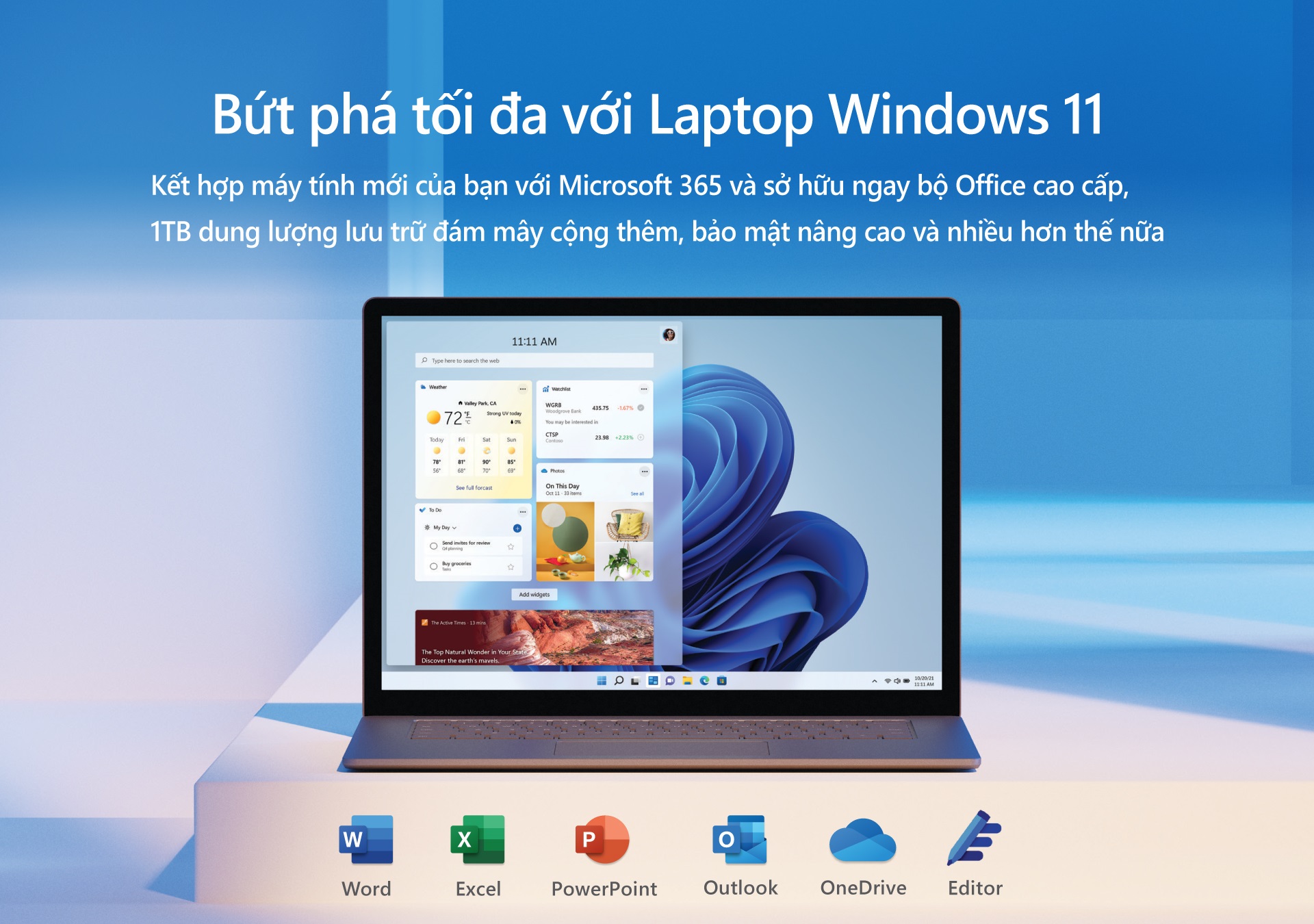 Laptop Intel - Microsoft Office - Windows 11
