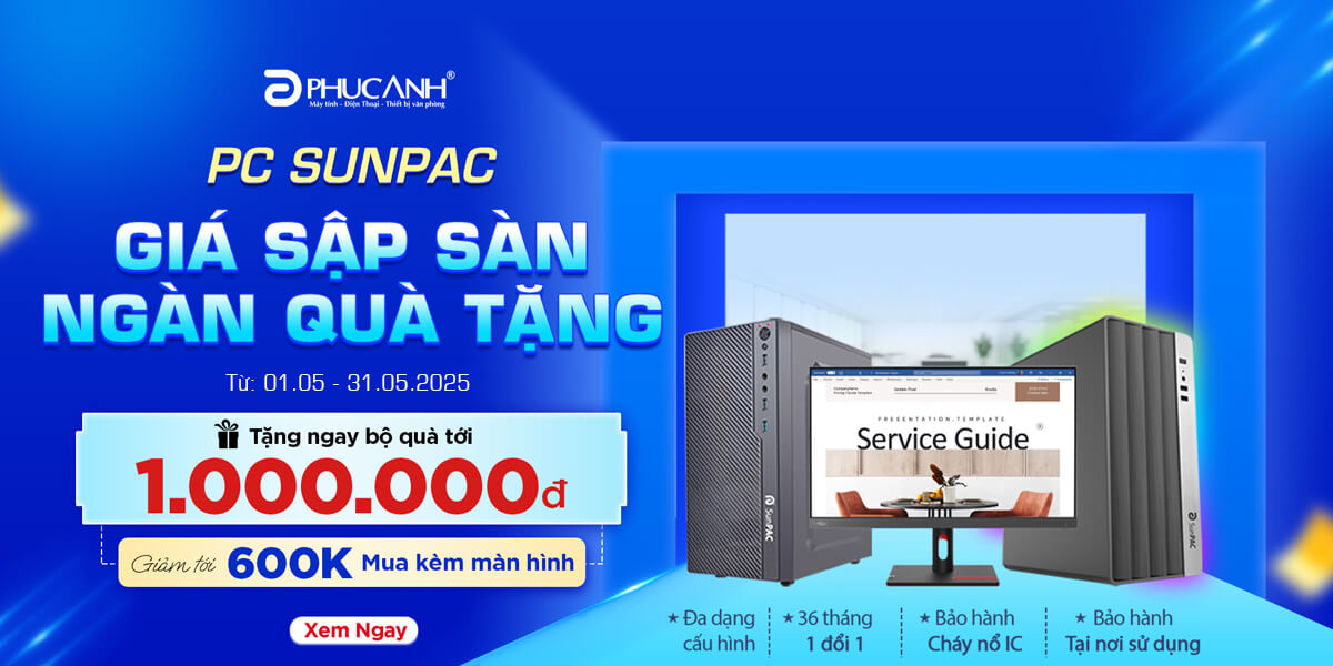 [Khuyến mãi] Máy tính đồng bộ Sunpac - Lựa chọn hàng đầu cho Doanh Nghiệp