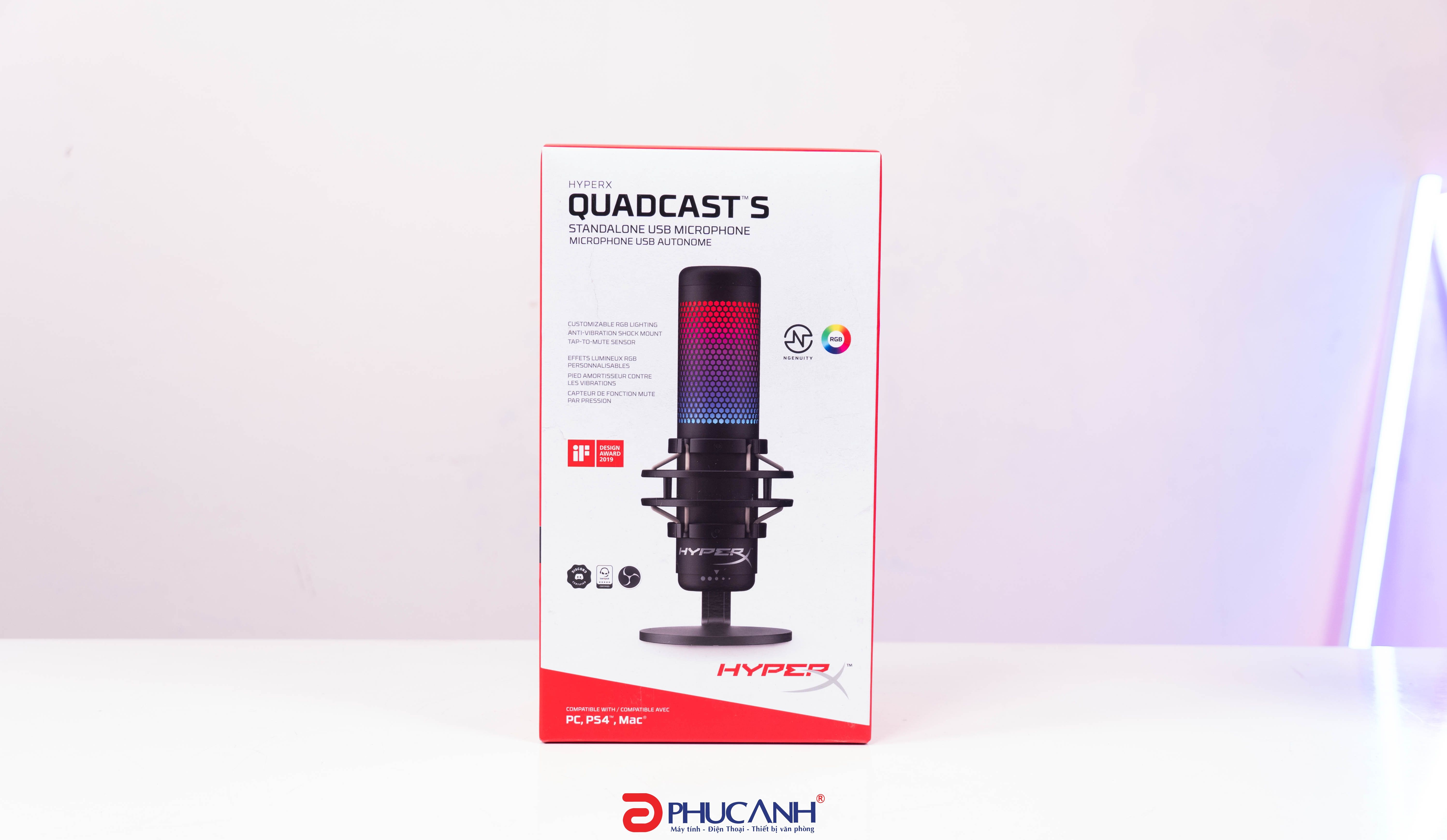 [Review] HyperX Quadcast S | Phiên bản nâng cấp của Quadcast 