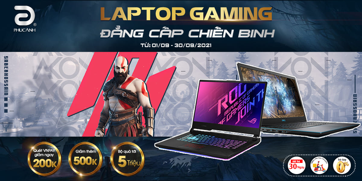[Khuyến mại] Laptop Gaming - Đẳng cấp chiến binh
