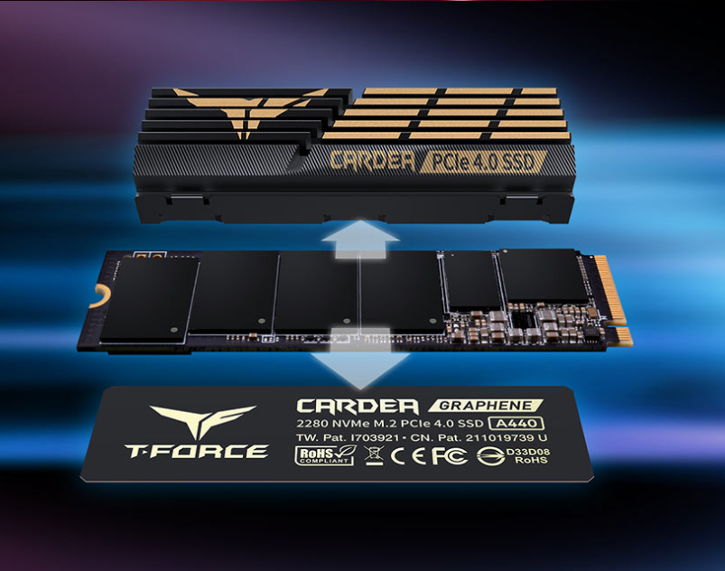 [Tin Tức] TEAMGROUP T-FORCE CARDEA A440 SSD - độc đáo với hai tản nhiệt đi kèm và tốc độ cực cao