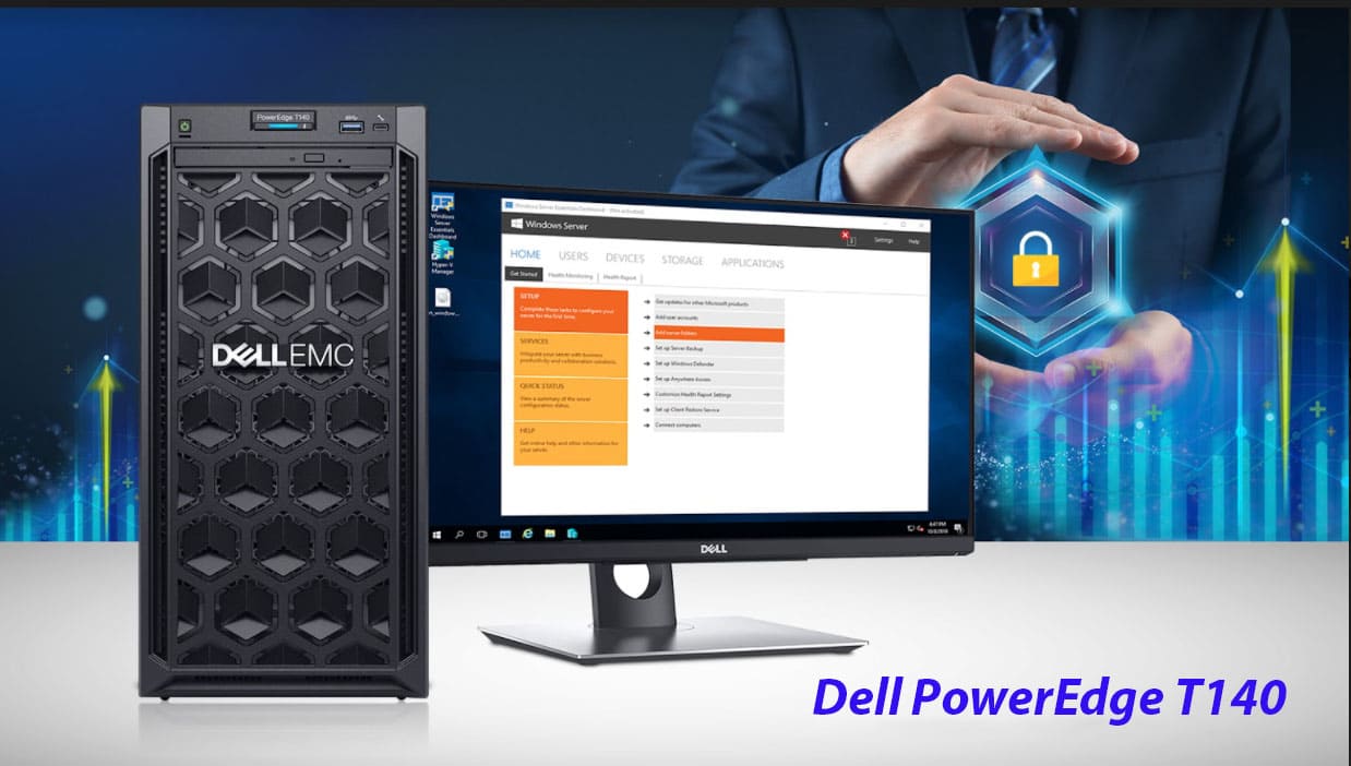 Dell EMC PowerEdge T140 - Cung cấp khả năng xử lý nội bật cho danh nghiệp cũng mức giá hấp dẫn