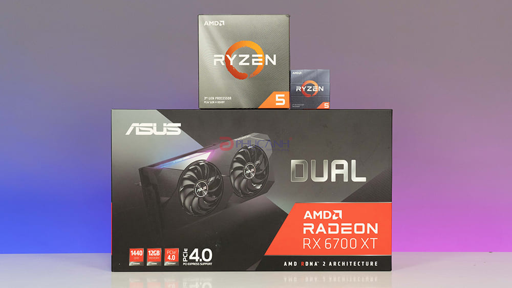 PCPA TUF Gaming Alliance 5 với cấu hình Ryzen 5 5600X và RX 6700XT - chiến mọi game ở độ phân giải 2K