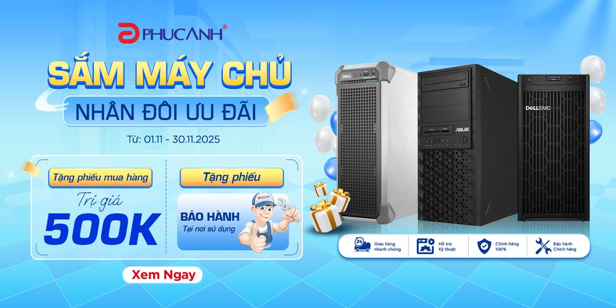 [Khuyến mại] Sắm máy chủ - Nhân đôi ưu đãi