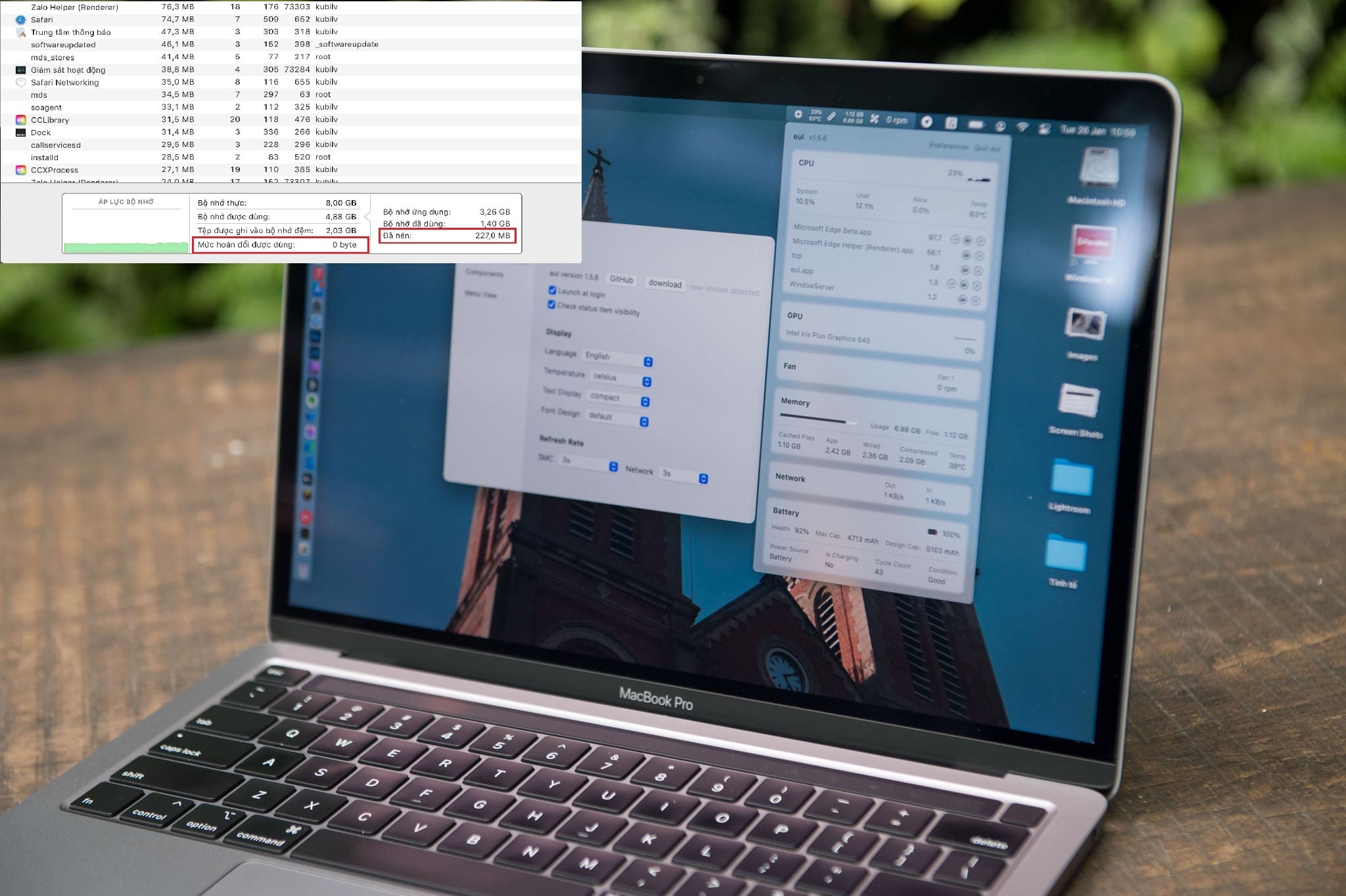 [Công nghệ] Macbook và hệ điều hành MacOs quản lý ram ra sao?