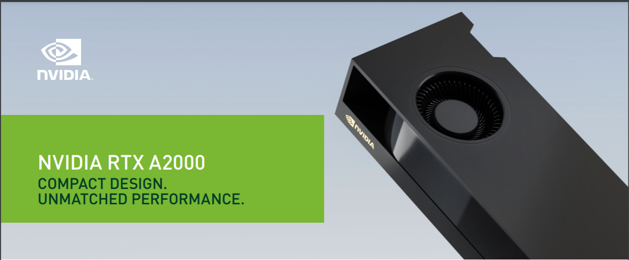 [Tin tức] NVIDIA RTX A2000 chính thức ra mắt hướng đến dòng máy trạm nhỏ gọn hiệu năng cao