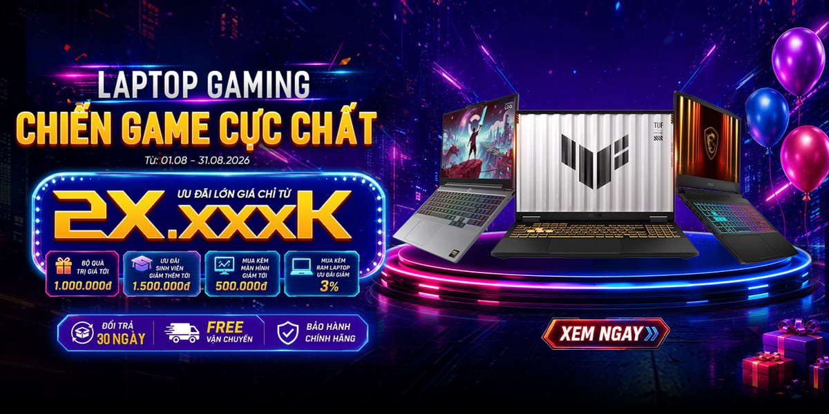 [Khuyến mại] Laptop Gaming - Chiến Game Cực Chất
