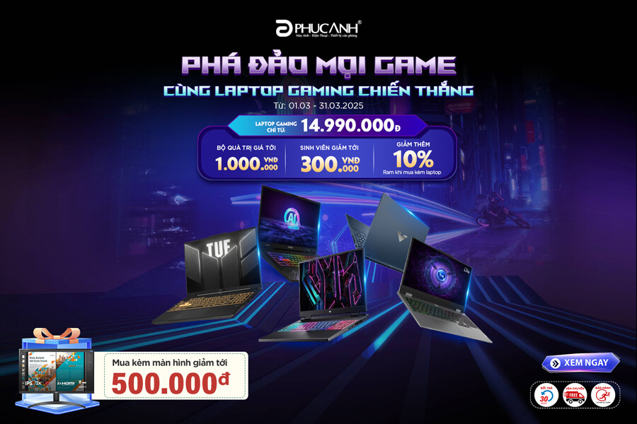 [Khuyến mại] Phá Đảo Mọi Game - Cùng Laptop Gaming Chiến Thắng