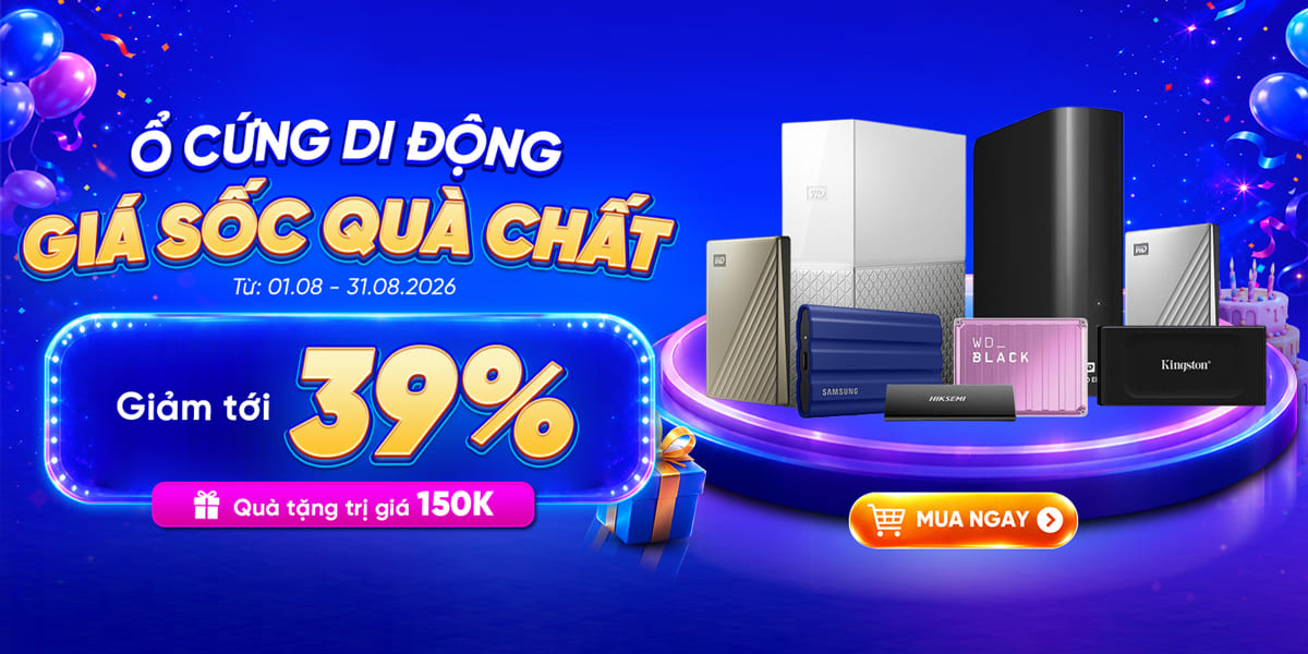 [Khuyến mại] Ổ Cứng Di Động - Giá Sốc - Quà Chất 
