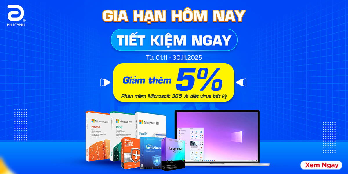 [Khuyến mại] Gia hạn hôm nay - Tiết kiệm ngay