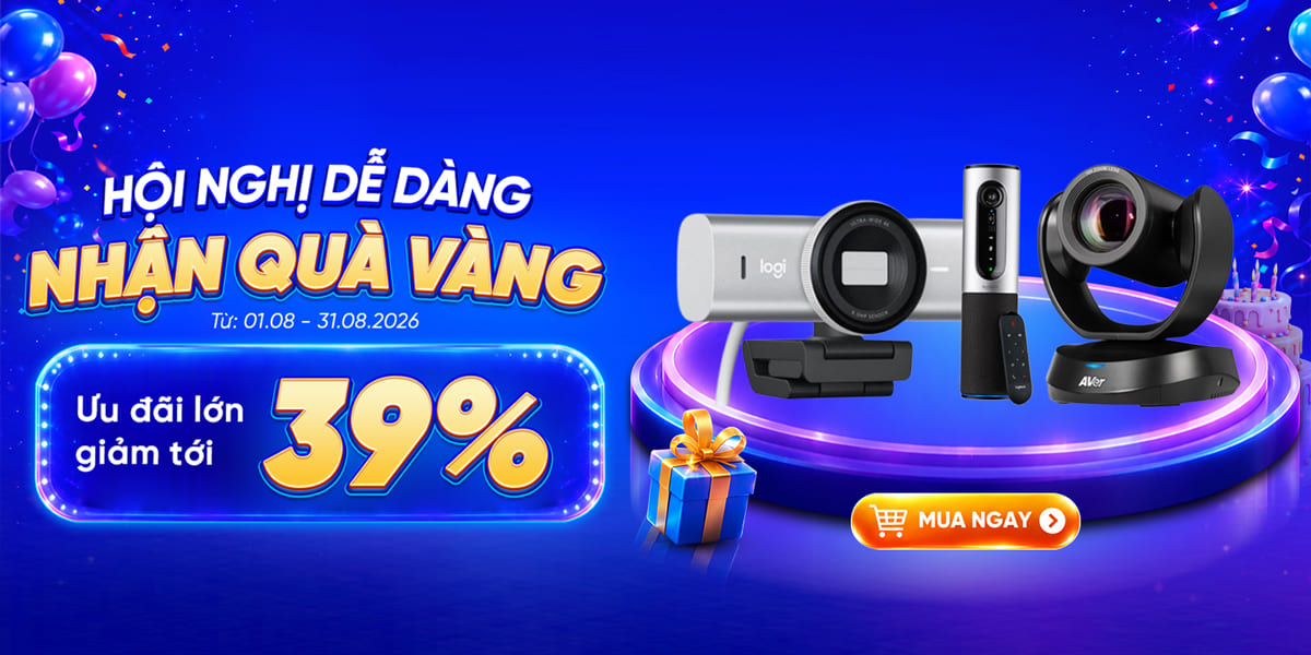 [Khuyến mại] Hội Nghị Dễ Dàng - Nhận Ngay Quà Vàng 