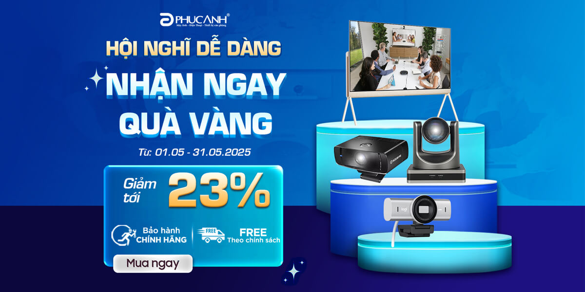 [Khuyến mại] Hội nghị dễ dàng - Nhận ngay quà vàng 