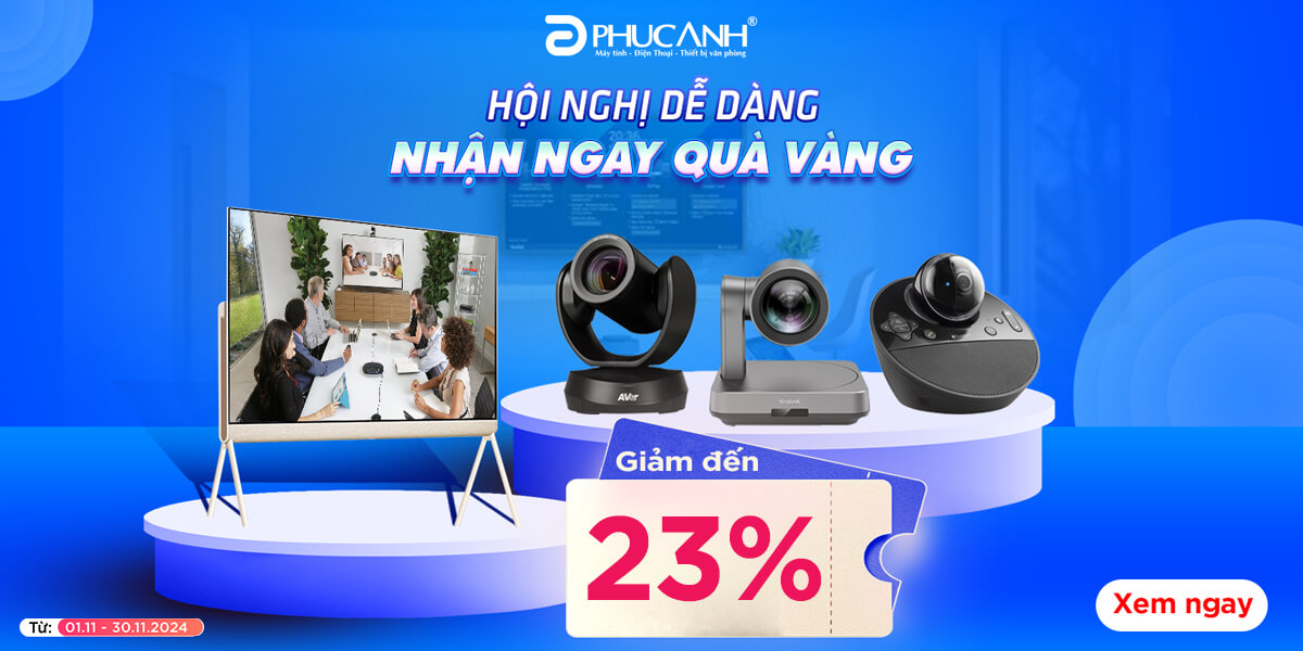 [Khuyến mại] Hội nghị dễ dàng - Nhận ngay quà vàng 