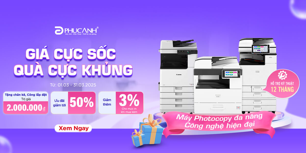 [Khuyến Mại] Máy Photocopy đa năng - Công nghệ hiện đại - Giá cực sốc - Quà cực khủng