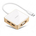 Cáp chuyển Ugreen 30442 USB-C (Type C) sang VGA và USB 3.0