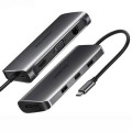Bộ chuyển đổi Ugreen 40873 USB Type-C sang HDMI, VGA, LAN