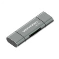 Đầu đọc thẻ Vention CCJH0 USB 2.0(Type-C+Micro USB+SD+TF)