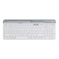 Bàn phím không dây Logitech K580 Slim (Bluetooth/Wireless/ Trắng)