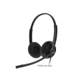 Tai nghe call center Yealink YHS34 Lite Dual (chuẩn RJ9, 2 tai) - đệm xốp 