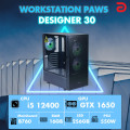 Workstation PAWS DESIGNER-I5 12400/B760/16GB/GTX1650