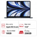 Máy tính xách tay Apple Macbook Air Z16000051 (M2 8-core CPU/ 16Gb/ 256GB/ 8 core GPU/ Midnight)