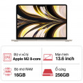 Máy tính xách tay Apple Macbook Air Z15Y00051 (M2 8-core CPU/ 16Gb/ 256GB/ 8 core GPU/ Starlight)