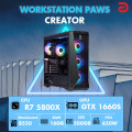 Workstation PAWS CREATOR -5800X/B550/16G/500G/GTX1660S