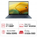 Laptop Asus Zenbook Flip UP3404VA-KN039W (i7 1360P/ 16GB/ 512GB SSD/14 inch WUXGA Touch/Win11/ Ponder Blue/ Vỏ nhôm)