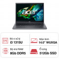 Laptop Acer Aspire A514 56P 35X7 (I3 1315U/ 8GB/ 512GB SSD/ 14 inch WUXGA/ Win11/ Gray/ Vỏ nhôm/ 1Y)