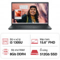 Laptop Dell Inspiron 3530 i3U085W11BLU (i3 1305U/ 8GB/ 512GB SSD/15.6 inch FHD/Win 11/ Office/ Black/1Y)