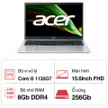 Laptop Acer Aspire A315 58 529V NX.ADDSV.00N (i5 1135G7/ 8GB/ 256GB SSD/15.6 inch FHD/Win11/ Bạc/1Y)