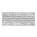 Bàn phím không dây Rapoo E9050G (Bluetooth/Wireless/ Pin sạc/ Trắng)