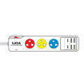 Ổ cắm điện Lioa 3SN4A2C15W ( 4 cổng Type A+2 cổng Type C )