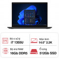 Laptop Lenovo ThinkPad T14S GEN 4 (Core i7 1355U/ 16GB/ 512GB SSD/ Intel Iris Xe Graphics/ 14.0inch 2.2K/ Windows 11 Pro/ Black/ Carbon Fiber/ 3 Year)