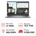 Laptop Dell Vostro 3530 V5I3465W1 (i3 1305U/ 8GB/ 512GB SSD/15.6 inch FHD/Win 11/ Office/ Grey/1Y)