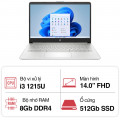 Laptop HP 14s dq5121TU 8W355PA (i3 1215U/ 8GB/ 512GB SSD/14 inch FHD/Win11/ Silver)