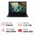 Laptop Samsung Galaxy Chromebook Go XE310XDA (Celeron N4500/ 4GB/ 32GB SSD/ 11.6 inch/ Bạc/ 1Y)