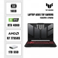 Laptop Asus TUF Gaming A15 FA507NV-LP061W (R7 7735HS/ 16GB/ 1TB SSD/ RTX 4060 8GB/ 15.6 inch FHD/ 144Hz/ Win11/ Grey/ Vỏ nhôm)