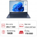 Laptop Lenovo Yoga 9 2-in-1 14IMH9 83AC000SVN (Ultra 7 155H/ 16GB/ 1TB SSD/ Intel Iris Xe Graphics/ 14.0inch 2.8K Touch/ Windows 11 Home + Office Student/ Cosmic Blue/ Vỏ nhôm/ Pen/ USB-C + Bao da/ 2 Year)
