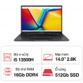 Laptop Asus Vivobook 14 OLED A1405VA-KM257W (i5 13500H/ 16GB/ 512GB SSD/ 14 inch 2.8K/ Win11/ Black)