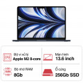 Laptop Apple Macbook Air M2 Z1600098B (8 core/ 16GB/ 256GB/ 13.6Inch/ Midnight/ Vỏ nhôm)