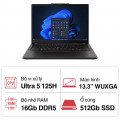 Laptop Lenovo ThinkPad X13 GEN 5 21LU004FVA (Ultra 5 125H/ 16GB/ 512GB SSD/ 13.3 inch WUXGA/ NoOS/ Black/ Carbon/ 3Y)