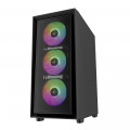 Vỏ máy tính KENOO ESPORT FM800 - V2 3F (Mid Tower/ E-ATX/ Đen)