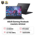 Laptop Asus Gaming Vivobook 16X K3605ZU-RP296W (i5 12500H/ 16GB/ 512GB SSD/ RTX 4050 6GB/ 16 inch WUXGA/ 144Hz/ Win11/ Black/ Vỏ nhôm)