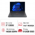 Laptop Lenovo ThinkPad E14 GEN 5 (i7 1355U/ 16GB/ 512GB SSD/ 14 inch WUXGA/ Win11/ Black/ Vỏ nhôm/ 2Y)